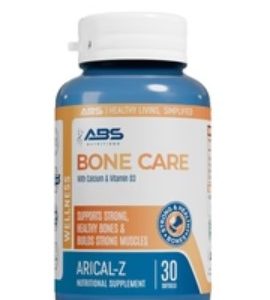 ARICAL-Z nutrient supplement with calcium, Vitamin D3, zinc, and magnesium for bone strength and muscle health.