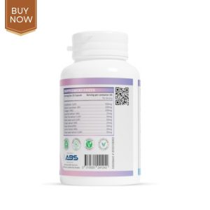 Skin Brightening tablets in an elegant bottle, highlighting natural ingredients for a radiant complexion.