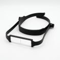 Hands-free magnifying glasses side angle showing strap and lens