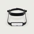 4-lens hands-free magnifying glasses front view with head strap