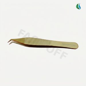 Gold finish extraction forcep