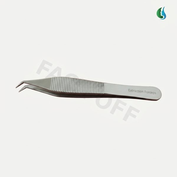 Silver finish extraction forcep Silver finish extraction forcep